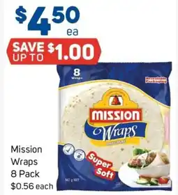 Foodland Mission Wraps offer