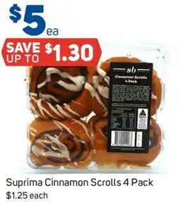 Foodland Suprima Cinnamon Scrolls offer
