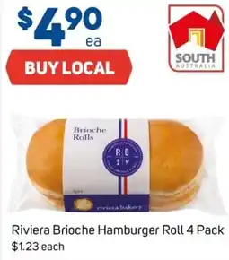 Foodland Riviera Brioche Hamburger Roll offer