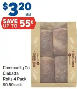 Foodland Community Co Ciabatta Rolls offer
