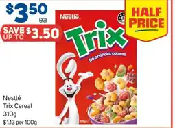 Foodland Nestlé Trix Cereal offer