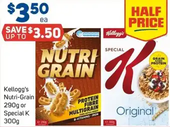 Foodland Kellogg's Nutri-Grain offer