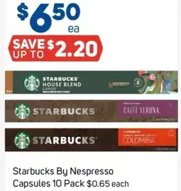 Foodland Starbucks By Nespresso Capsules offer