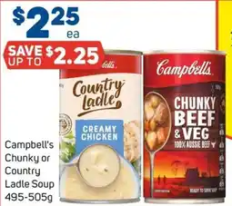 Foodland Campbell's Chunky or Country Ladle Soup offer