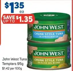 Foodland John West Tuna Tempters offer