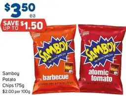 Foodland Samboy Potato Chips offer