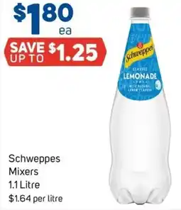 Foodland Schweppes Mixers offer