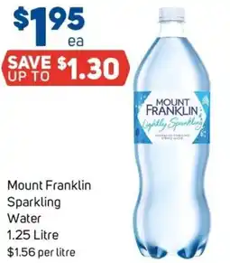 Foodland Mount Franklin Sparkling Water offer