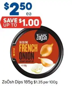 Foodland ZoÖsh Dips offer