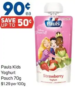 Foodland Pauls Kids Yoghurt Pouch offer