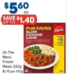 Foodland On The Menu Frozen Meals offer