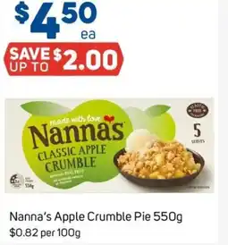 Foodland Nanna's Apple Crumble Pie offer
