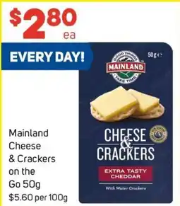 Foodland Mainland Cheese & Crackers on the Go offer