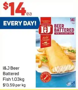 Foodland I&J Beer Battered Fish offer