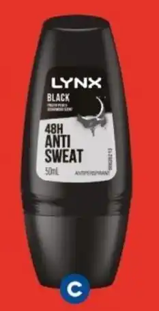 Foodland LYNX Roll On Deodorant offer