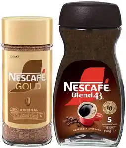 IGA Nescafé Gold 90-100g or Blend 43 140-150g Instant Coffee Selected Varieties offer