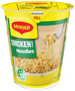 IGA Maggi Cup Noodles 58‑65g Selected Varieties offer