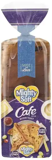 IGA Mighty Soft Cafe Style Raisin Toast 600g offer