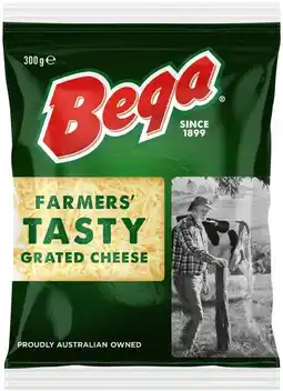 IGA Bega Grated Cheese 300g Selected Varieties offer