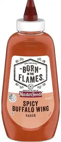IGA MasterFoods Born in The Flames Sauce 500mL Selected Varieties offer