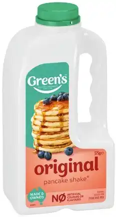 IGA Green’s Original Pancake Shake 375g offer