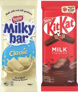 IGA Nestlé Chocolate Block 118-180g Selected Varieties offer