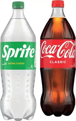 IGA Coca‑Cola, Sprite or Fanta 1.25 Litre Selected Varieties offer