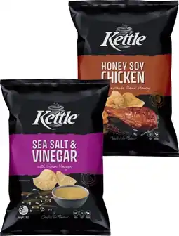 IGA Kettle Potato Chips 135‑165g Selected Varieties offer