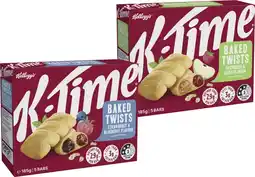 IGA Kellogg’s K‑Time Baked Twists 5 Pack Selected Varieties offer