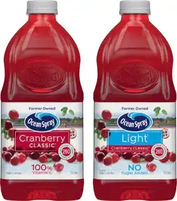 IGA Ocean Spray Fruit Drink 1.5 Litre Selected Varieties offer