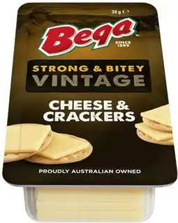 IGA Bega Cheese & Crackers 38g Selected Varieties offer