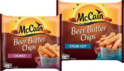 IGA McCain Beer Batter Chips or Wedges 750g Selected Varieties offer