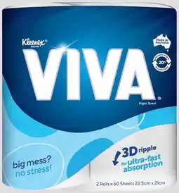 IGA Viva Multi‑Purpose Cleaning Towel 2 Pack offer