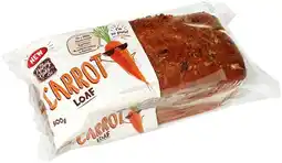 IGA The Happy Cake Co. Carrot Loaf 500g or Banana Bread 550g Selected Varieties offer