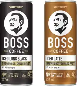 IGA Suntory Boss Coffee 237mL Selected Varieties offer