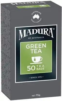 IGA Madura Tea Bags 50 Pack Selected Varieties offer