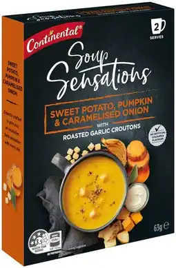 IGA Continental Soup Sensations 2 Serve or Rice Sensations 115g Selected Varieties offer