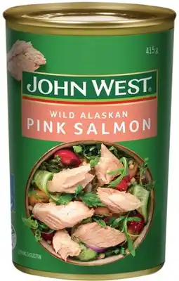 IGA John West Wild Alaskan Pink Salmon 415g offer