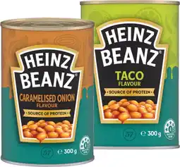 IGA Heinz Baked Beanz 300g Selected Varieties offer