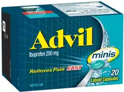 IGA Advil Ibuprofen 200mg Minis Liquid Capsules 20 Pack offer