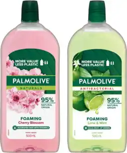 IGA Palmolive Foaming Hand Wash Refill 500mL Selected Varieties offer