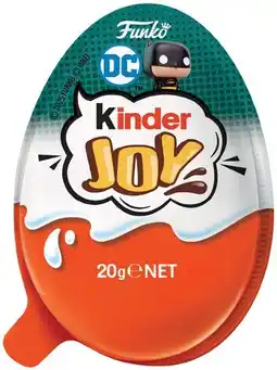 IGA Kinder Joy Chocolate Egg 20g offer
