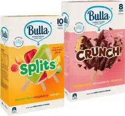 IGA Bulla Ice Cream or Frozen Yoghurt Sticks 8-14 Pack Selected Varieties offer