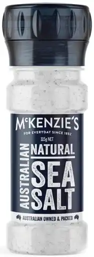 IGA McKenzie’s Salt or Salt & Pepper 85‑115g Selected Varieties offer