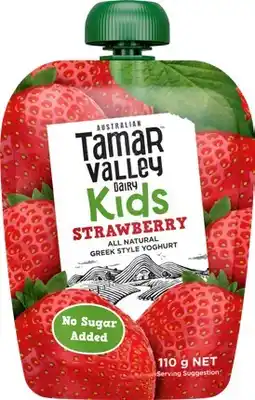IGA Tamar Valley Kids Greek Yoghurt 110g Selected Varieties offer