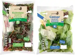 IGA Community Co Kaleslaw Salad Kit 400g or Caesar Salad Kit 290g offer