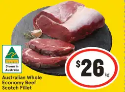 IGA Australian Whole Economy Beef Scotch Fillet offer