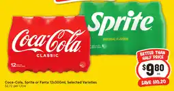 IGA Coca-Cola, Sprite or Fanta Selected Varieties offer