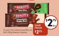 Foodworks Arnott's Chocolate Coated Biscuits Selected Varieties offer