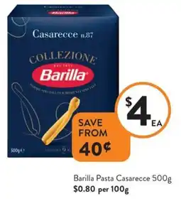 Foodworks Barilla Pasta Casarecce offer
